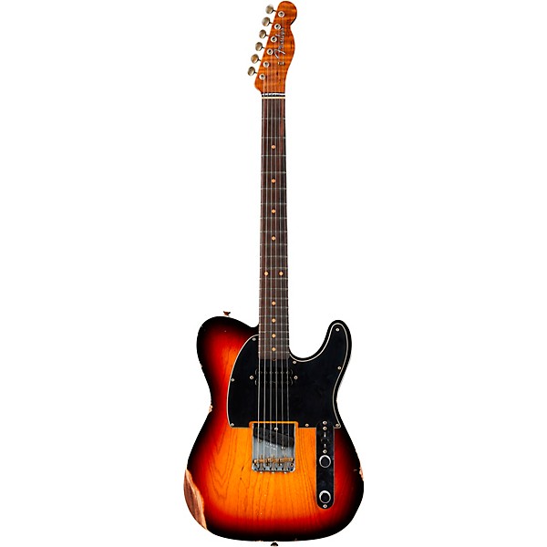 Open Box Fender Custom Shop Limited-Edition HS Telecaster Custom Relic Electric Guitar Level 2 3-Color Sunburst 194744737534