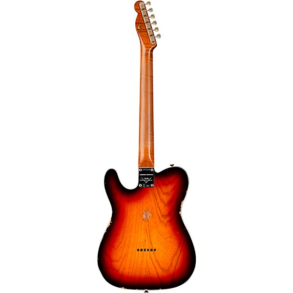 Open Box Fender Custom Shop Limited-Edition HS Telecaster Custom Relic Electric Guitar Level 2 3-Color Sunburst 194744737534