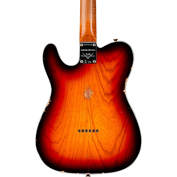 Fender Custom Shop Limited-Edition HS Telecaster Custom Relic Electric Guitar 3-Color Sunburst