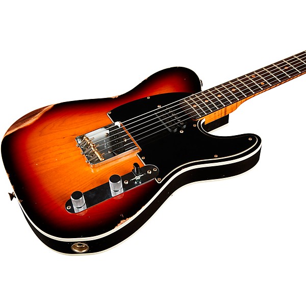 Fender Custom Shop Limited-Edition HS Telecaster Custom Relic Electric Guitar 3-Color Sunburst