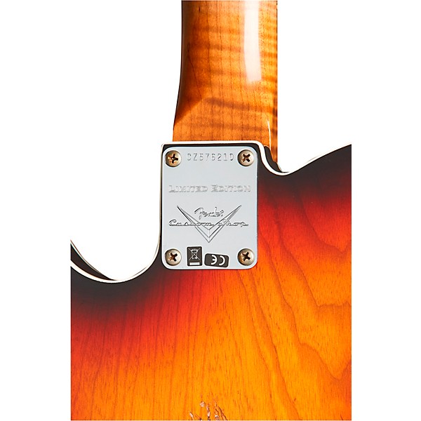 Fender Custom Shop Limited-Edition HS Telecaster Custom Relic Electric Guitar 3-Color Sunburst