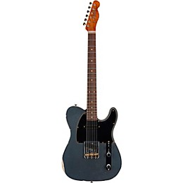 Fender Custom Shop Limited-Edition HS Telecaster Custom Relic Electric Guitar Aged Charcoal Frost Metallic