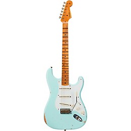 Fender Custom Shop '58 Stratocaster Relic Electric Guitar Super Faded Aged Surf Green