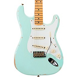 Fender Custom Shop '58 Stratocaster Relic Electric Guitar Super Faded Aged Surf Green