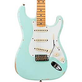 Fender Custom Shop '58 Stratocaster Relic Electric Guitar Super Faded Aged Surf Green