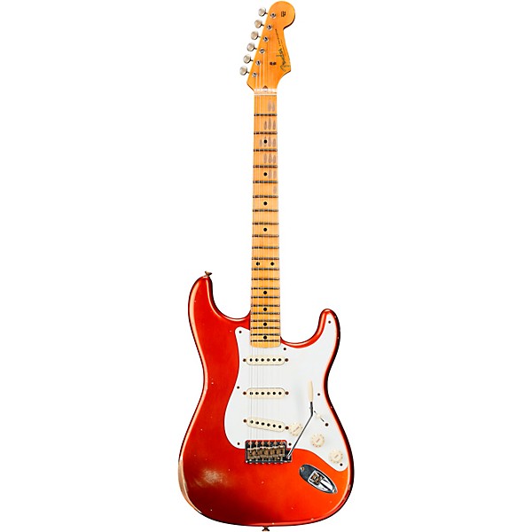 Fender Custom Shop '58 Stratocaster Relic Electric Guitar Faded Aged Candy Apple Red
