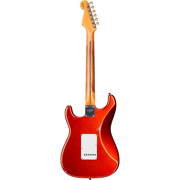 Fender Custom Shop '58 Stratocaster Relic Electric Guitar Faded Aged Candy Apple Red