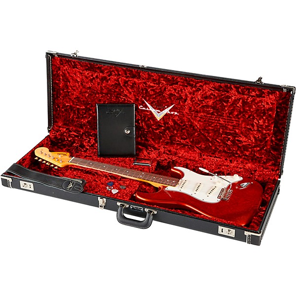 Fender Custom Shop '66 Stratocaster Deluxe Closet Classic Electric Guitar Faded Aged Candy Apple Red