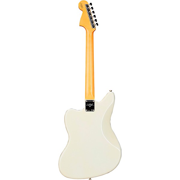 Fender Custom Shop '66 Jaguar Deluxe Closet Classic Electric Guitar Aged Olympic White