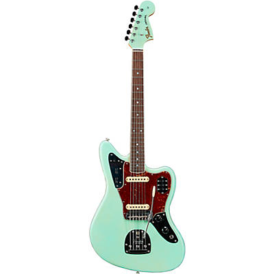 Fender Custom Shop '66 Jaguar Deluxe Closet Classic Electric Guitar Aged Surf Green for sale