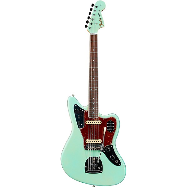 Fender Custom Shop '66 Jaguar Deluxe Closet Classic Electric Guitar Aged Surf Green