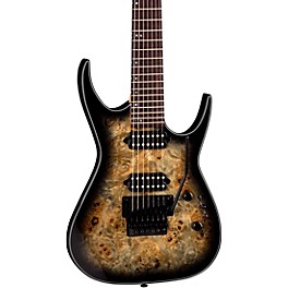 Dean Exile Select 7-String Electric Guitar Natural Black Burst