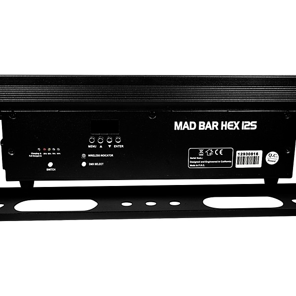 JMAZ Lighting Mad Bar HEX 12S Battery Powered Linear Uplight