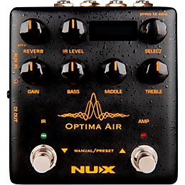 Open Box NUX Optima Air Acoustic Guitar Simulator Pedal Level 1