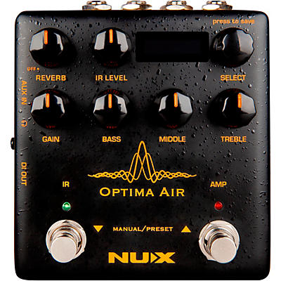 Nux Optima Air Acoustic Guitar Simulator Pedal for sale