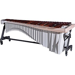 Adams Alpha Rosewood Marimba w/Apex Frame - White Wash/Titanium 5 Octave Concert Frame