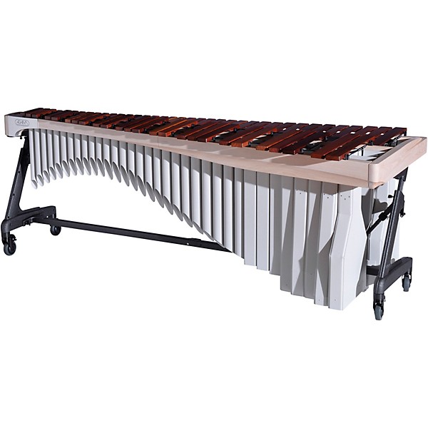 Adams Alpha Rosewood Marimba w/Apex Frame - White Wash/Titanium 5 Octave Concert Frame