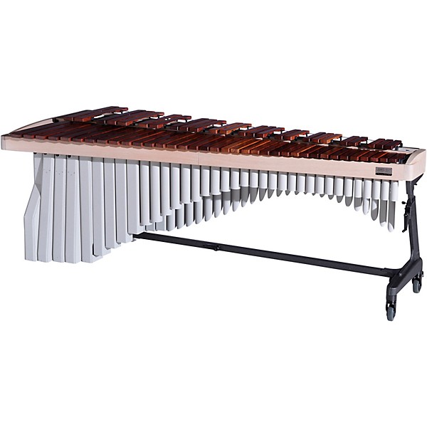 Adams Alpha Rosewood Marimba w/Apex Frame - White Wash/Titanium 5 Octave Concert Frame