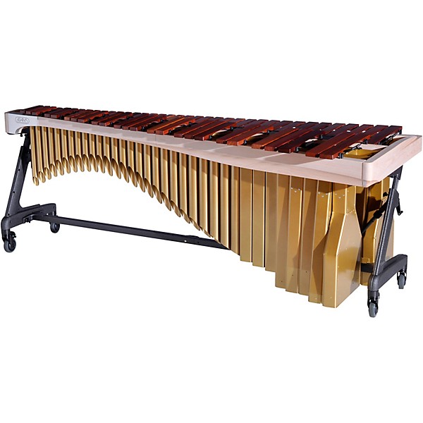 Adams Alpha Rosewood Marimba w/Apex Frame - White Wash/Gold 5 Octave Concert Frame