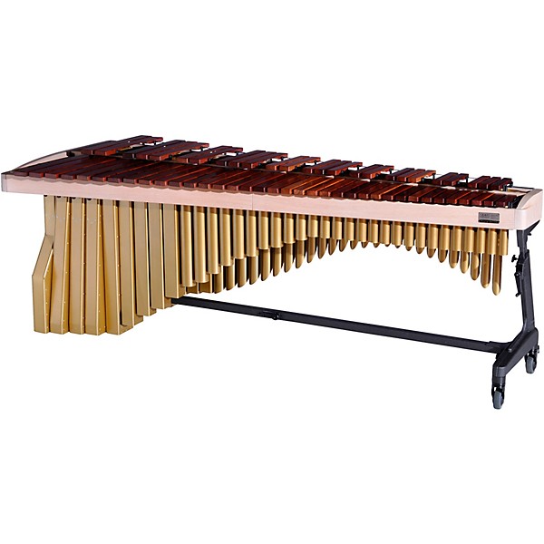 Adams Alpha Rosewood Marimba w/Apex Frame - White Wash/Gold 5 Octave Concert Frame