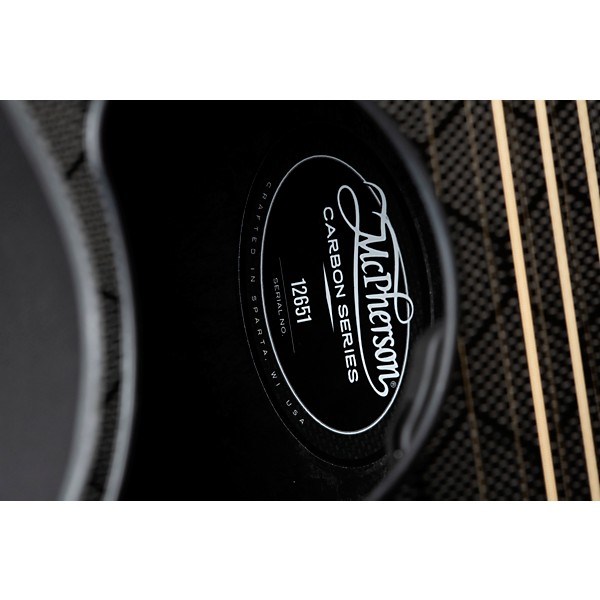 McPherson Carbon Series Sable With Gold Hardware Acoustic-Electric Guitar Honeycomb Top