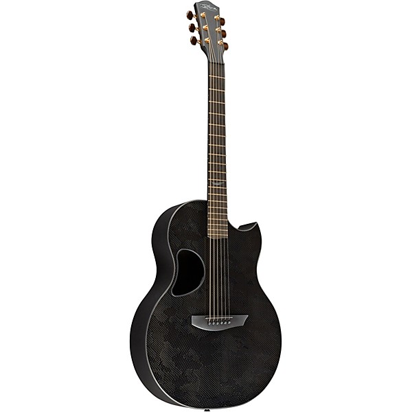 McPherson Carbon Series Sable With Gold Hardware Acoustic-Electric Guitar Camo Top