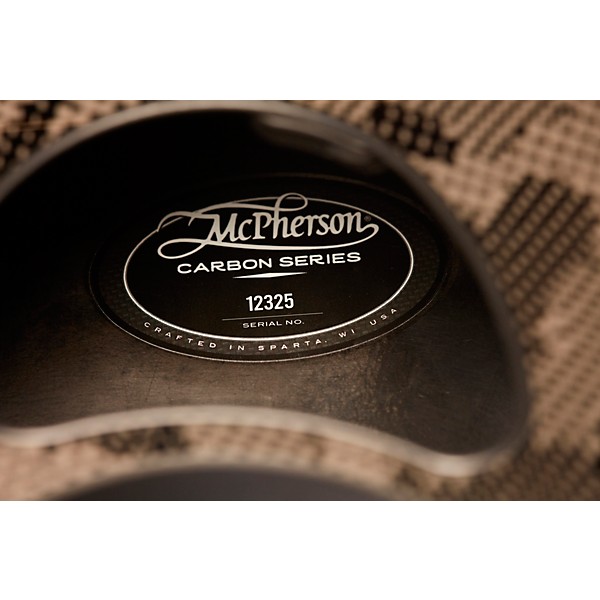 McPherson Carbon Series Sable With Gold Hardware Acoustic-Electric Guitar Camo Top