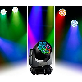 JMAZ Lighting PIXL TRON 740Z LED Wash Moving Head with 40W LEDs and Tron Effect Ring