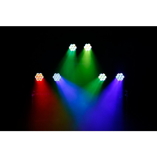 JMAZ Lighting PIXL TRON 740Z LED Wash Moving Head with 40W LEDs and Tron Effect Ring