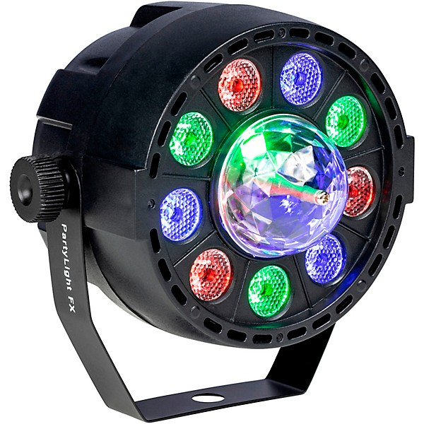 ColorKey PartyLight FX Compact LED Wash Light with Motorized RGB Party Bulb Effect