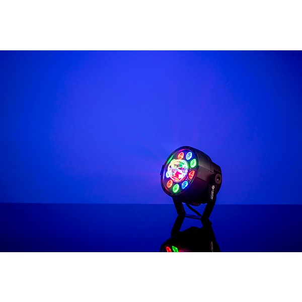 ColorKey PartyLight FX Compact LED Wash Light with Motorized RGB Party Bulb Effect