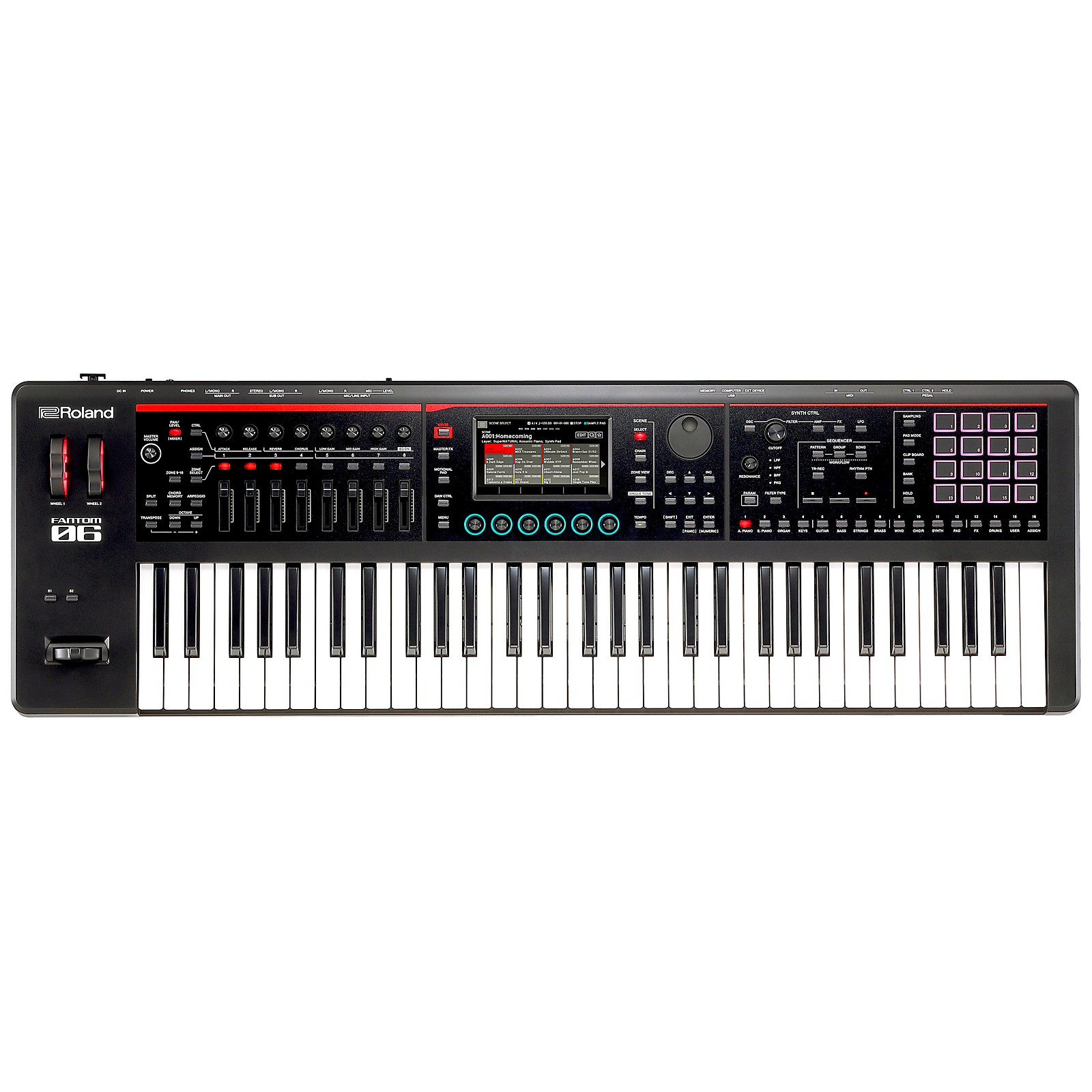 Roland FANTOM-06 Synthesizer Keyboard | Guitar Center