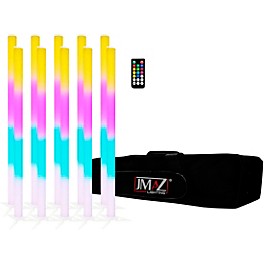 JMAZ Lighting Galaxy Tube 10pk Package with 10 Battery Powered LED Effect Tube