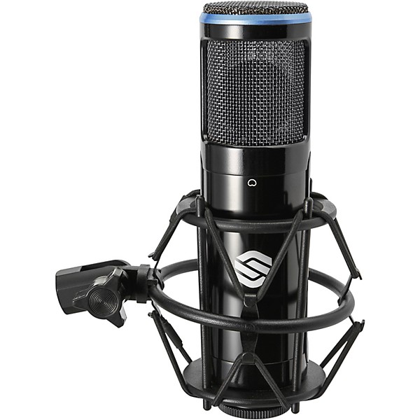 TASCAM Mixcast 4 4-Person Podcasting Bundle With Sterling Audio SP150 Microphones and S400 Studio Headphones