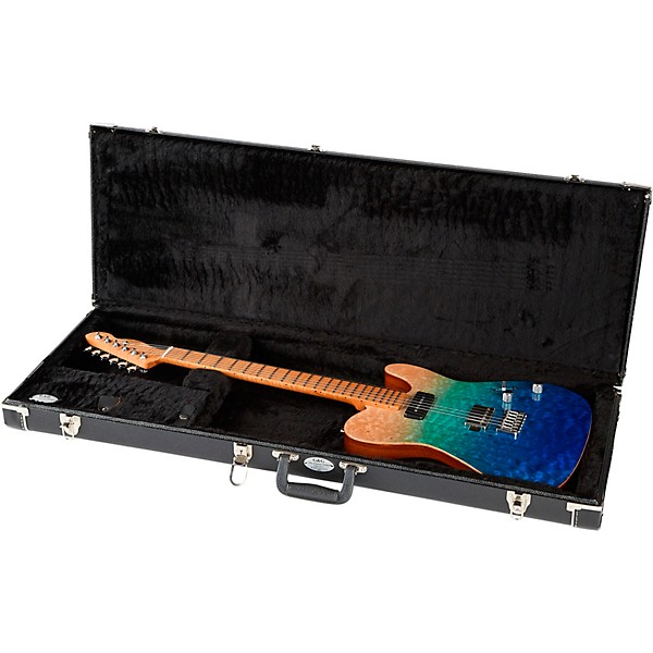 LsL Instruments Bad Bone 290 Deluxe Laguna Gradient Electric Guitar Laguna Blue