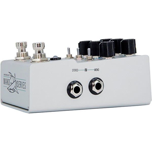 Clearance Walrus Audio Mako D1 High-Fidelity Delay V2 Effects Pedal Silver