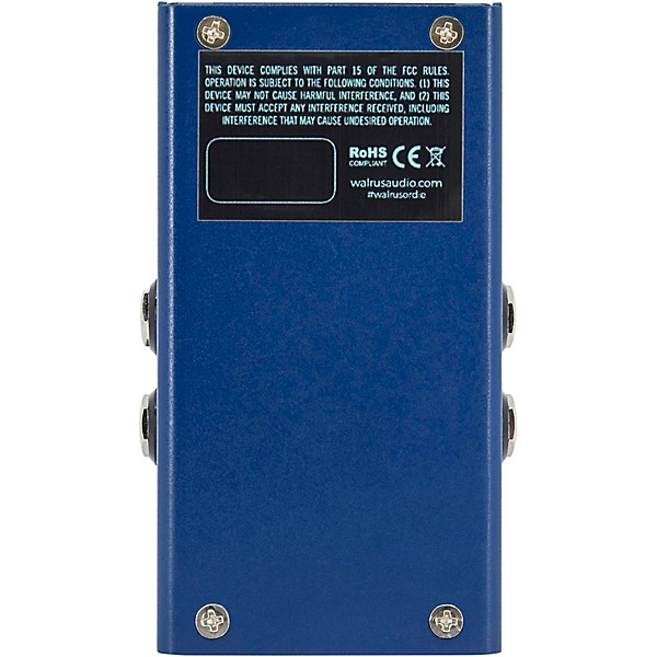 Open Box Walrus Audio Mako M1 High-Fidelity Modulation Machine Effects Pedal Level 1 Blue