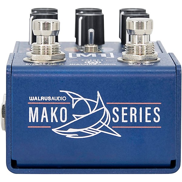 Clearance Walrus Audio Mako M1 High-Fidelity Modulation Machine Effects Pedal Blue
