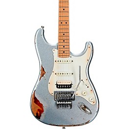 LsL Instruments Saticoy 22 6-String Electric Guitar Ice Blue Sparkle over 3SB Saticoy