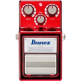 Ibanez 40th Anniversary TS9 Tube Screamer Effects Pedal Red