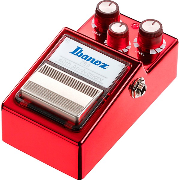 Ibanez 40th Anniversary TS9 Tube Screamer Effects Pedal Red