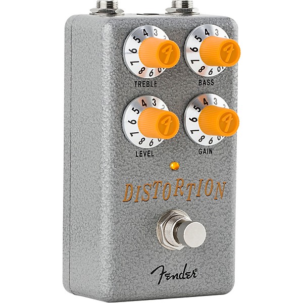 Fender Hammertone Distortion Effects Pedal Gray and Orange