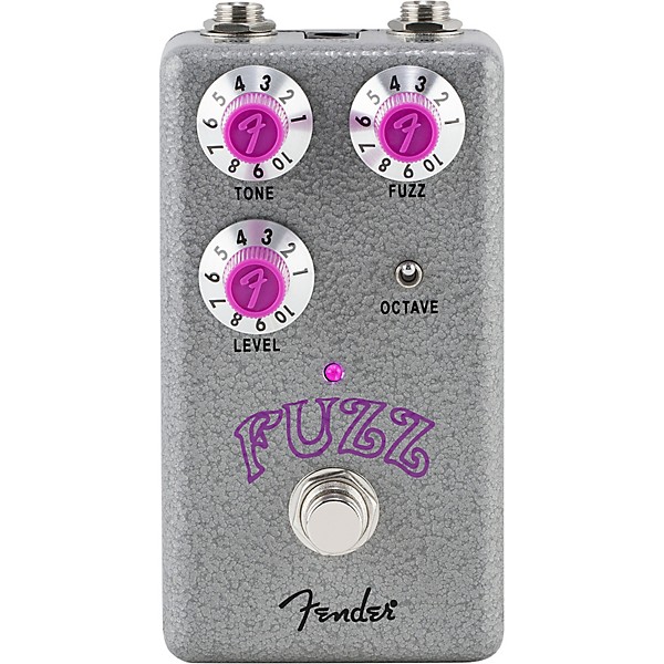 Fender Hammertone Fuzz Effects Pedal Gray and Purple