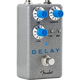 Fender Hammertone Delay Effects Pedal Gray and Blue