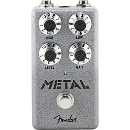 Fender Hammertone Metal Effects Pedal Gray and Black