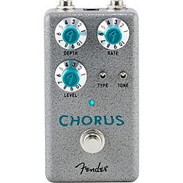 Fender Hammertone Chorus Effects Pedal Gray and Aqua