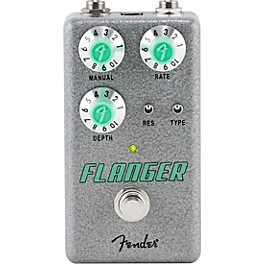 Fender Hammertone Flanger Effects Pedal Gray and Mint