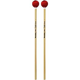 Innovative Percussion Eriko Daimo Rattan Marimba Mallets Hard Red Cord
