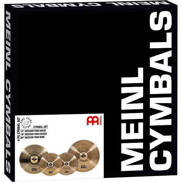MEINL Pure Alloy Custom Cymbal Set