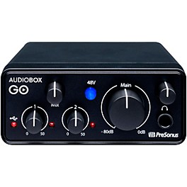 PreSonus AudioBox GO Ultra-Compact Mobile 2x2 USB Audio Interface